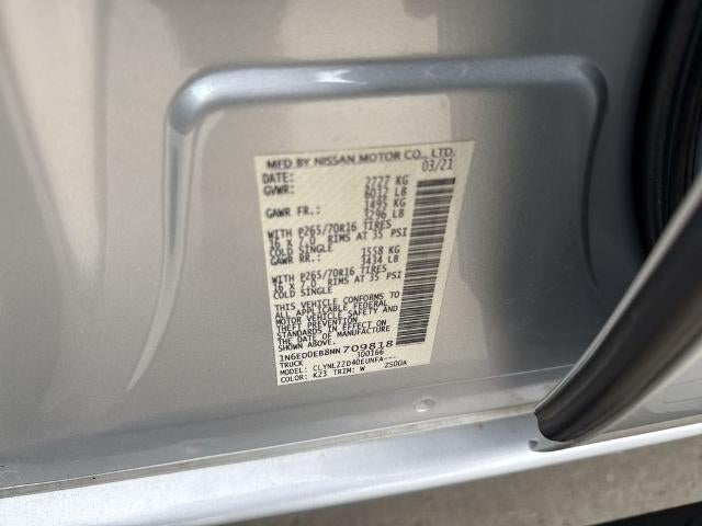 2021 Nissan Frontier SV
