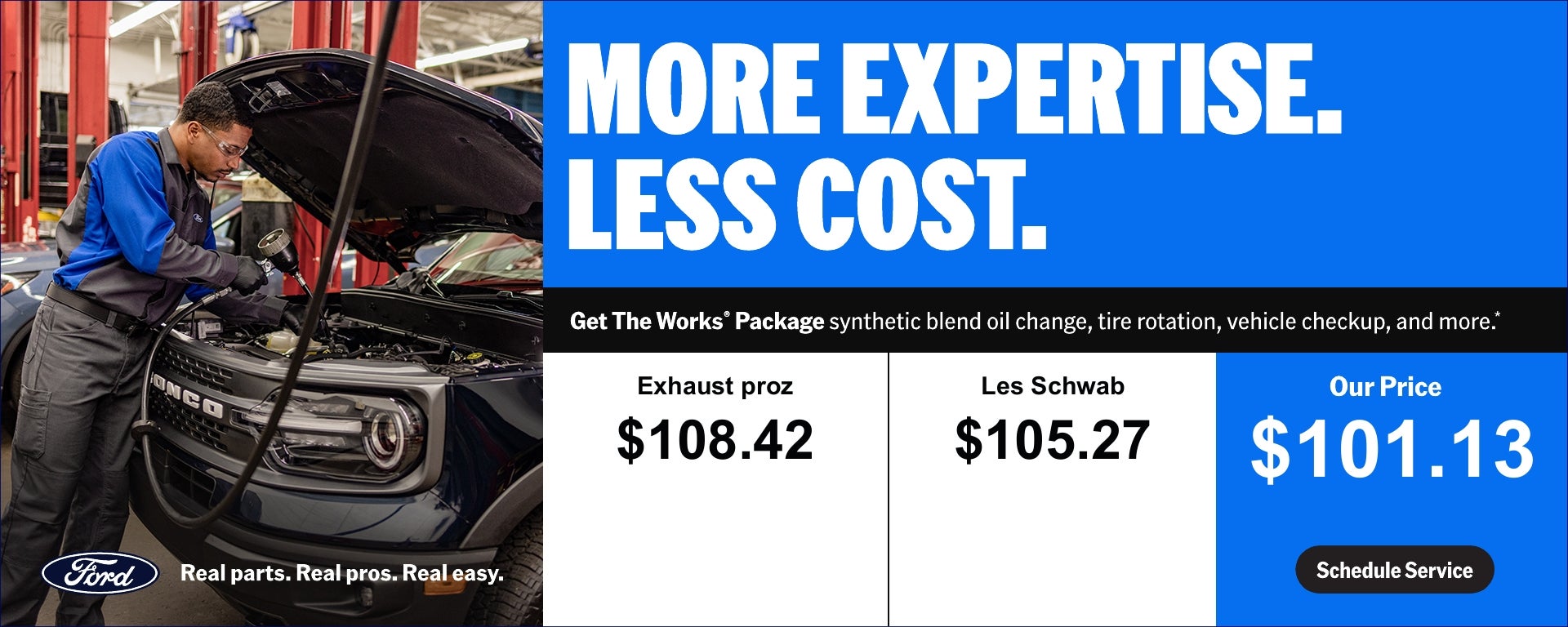 MORE EXPERTISE. LESS COST.
